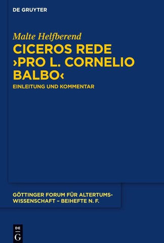 Ciceros Rede ›Pro L. Cornelio Balbo‹