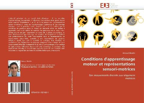 Conditions d'apprentissage moteur et représentations sensori-motrices