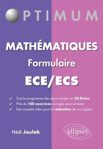 Les mathématiques en prépa HEC en fiches - ECE et ECS