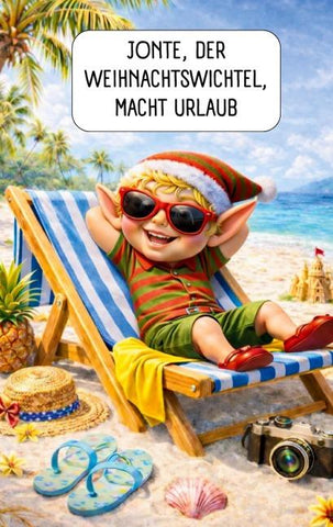 Jonte, der Weihnachtswichtel, macht Urlaub