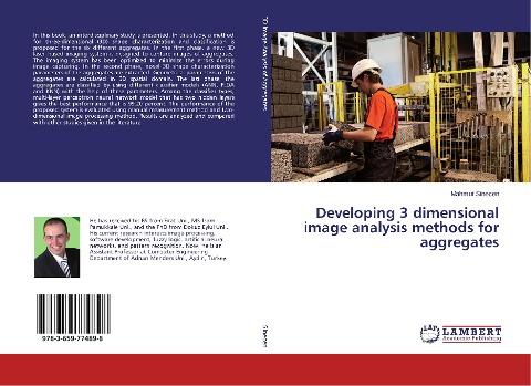 Developing 3 dimensional image analysis methods for aggregates