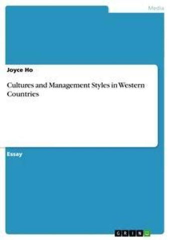 Cultures and Management Styles in Western Countries