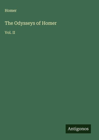 The Odysseys of Homer
