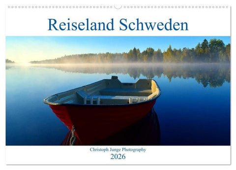 Reiseland Schweden (Wandkalender 2026 DIN A2 quer), CALVENDO Monatskalender