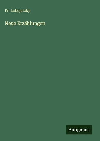 Neue Erzählungen