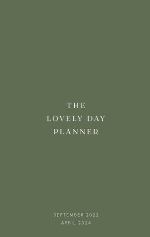 The Lovely Day Planner