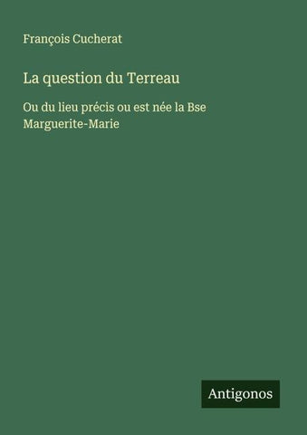 La question du Terreau