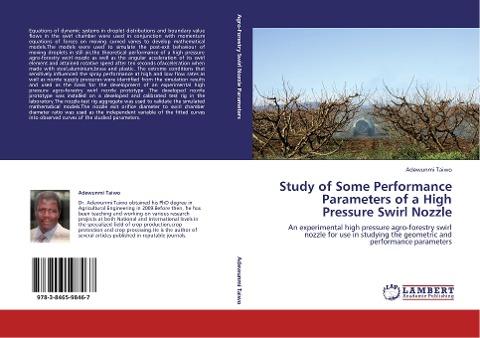 Study of Some Performance Parameters of a High Pressure Swirl Nozzle