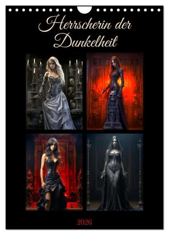 Herrscherin der Dunkelheit (Wandkalender 2026 DIN A4 hoch), CALVENDO Monatskalender