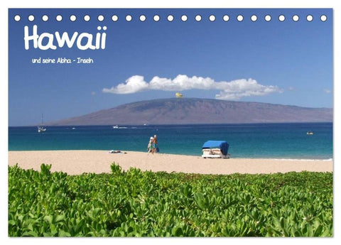 Hawaii und seine Aloha - Inseln (Tischkalender 2026 DIN A5 quer), CALVENDO Monatskalender