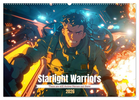 Starlight Warriors (Wall Calendar 2026 DIN A2 landscape), CALVENDO 12 Month Wall Calendar