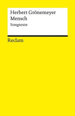 Mensch. Songtexte