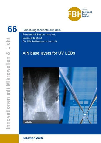 AlN base layers for UV LEDs
