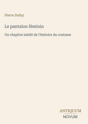 Le pantalon féminin