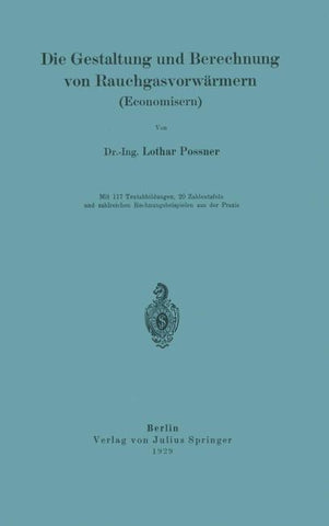 Die Gestaltung und Berechnung von Rauchgasvorwärmern (Economisern)