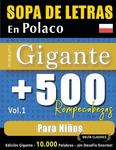 SOPA DE LETRAS EN POLACO FORMATO GIGANTE