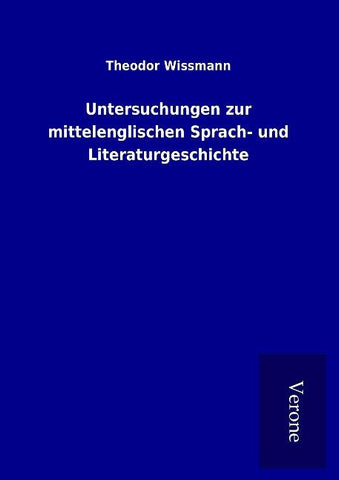 Untersuchungen zur mittelenglischen Sprach- und Literaturgeschichte