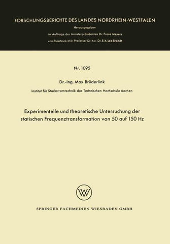 Experimentelle und theoretische Untersuchung der statischen Frequenztransformation von 50 auf 150 Hz