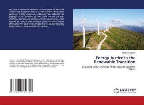 Energy Justice in the Renewable Transition