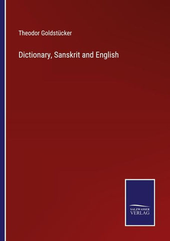 Dictionary, Sanskrit and English
