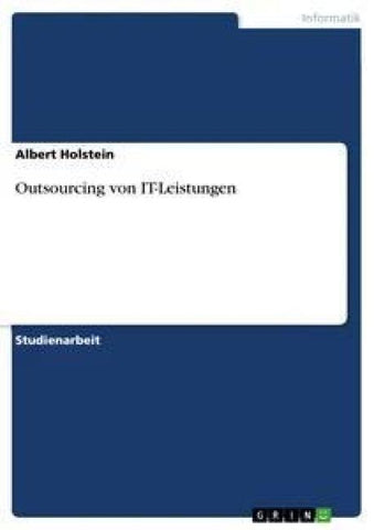 Outsourcing von IT-Leistungen