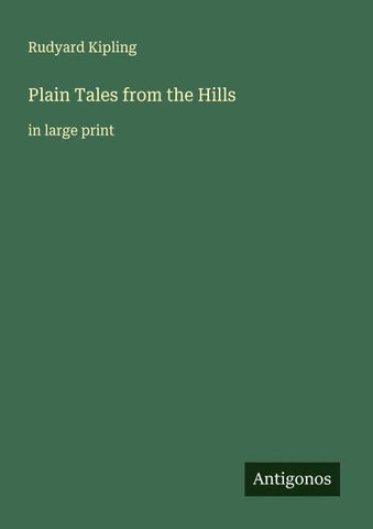 Plain Tales from the Hills
