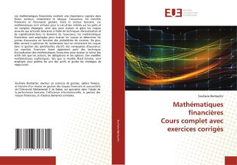 Mathématiques financières Cours complet avec exercices corrigés