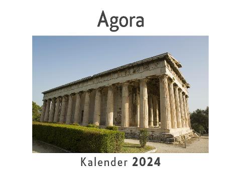 Agora (Wandkalender 2024, Kalender DIN A4 quer, Monatskalender im Querformat mit Kalendarium, Das perfekte Geschenk)