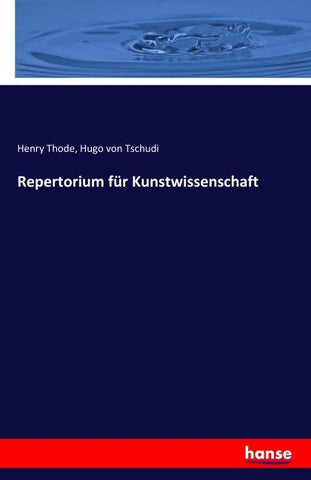 Repertorium für Kunstwissenschaft