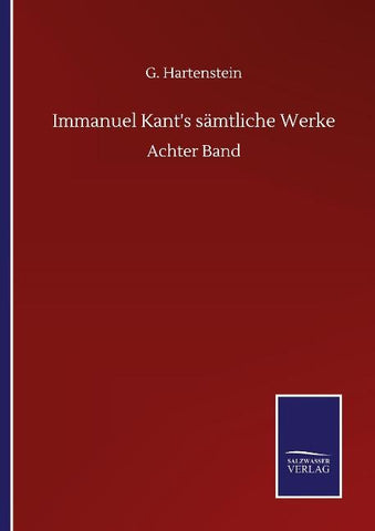 Immanuel Kant's sämtliche Werke