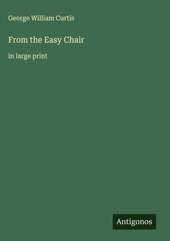From the Easy Chair