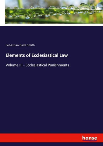 Elements of Ecclesiastical Law