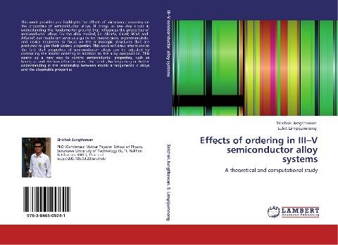 Effects of ordering in  III-V semiconductor alloy systems
