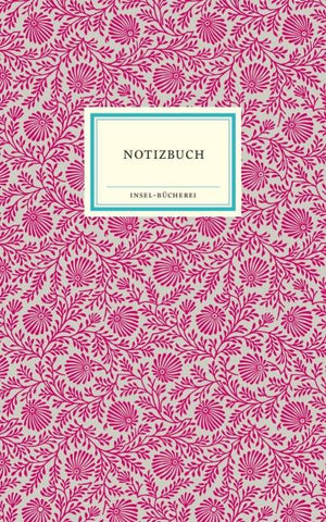 Notizbuch Insel-Bücherei »Blumendekor magenta«