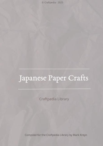 Japanese Paper Crafts