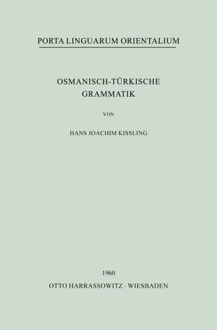 Osmanisch-Türkische Grammatik