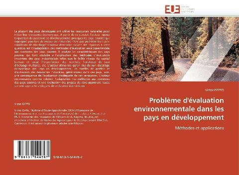 Problème d''évaluation environnementale dans les pays en développement
