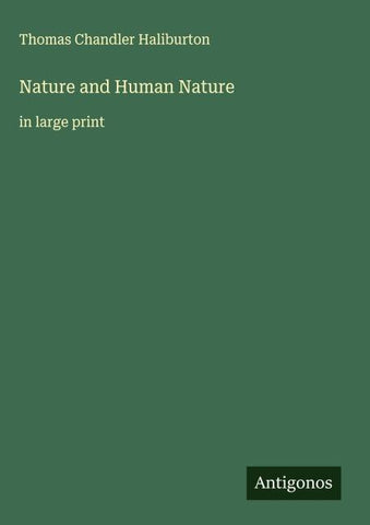 Nature and Human Nature