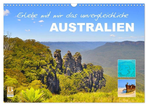 Erlebe mit mir das unvergleichliche Australien (Wandkalender 2026 DIN A3 quer), CALVENDO Monatskalender