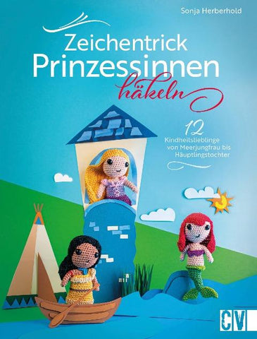 Zeichentrick-Prinzessinnen häkeln
