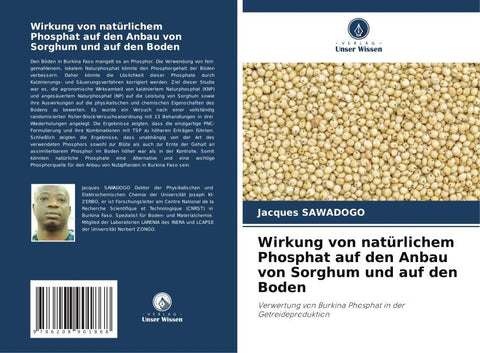 Wirkung von natürlichem Phosphat auf den Anbau von Sorghum und auf den Boden