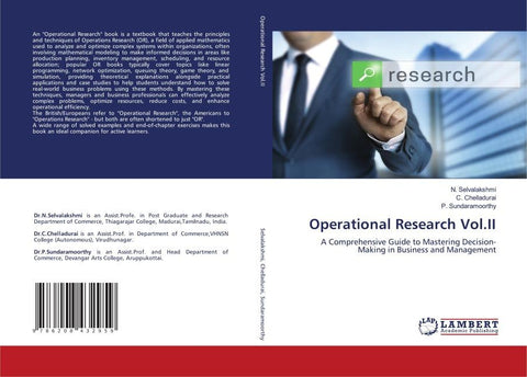 Operational Research Vol.II