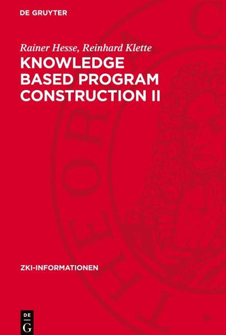 Knowledge Based Program Construction II