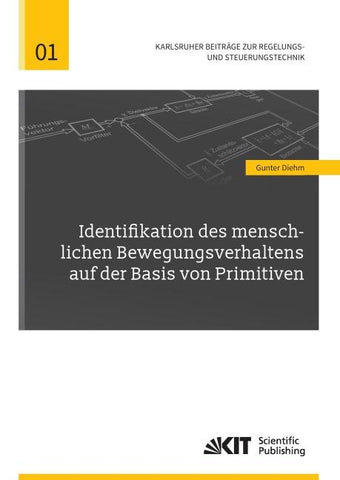 Identifikation des menschlichen Bewegungsverhaltens auf der Basis von Primitiven