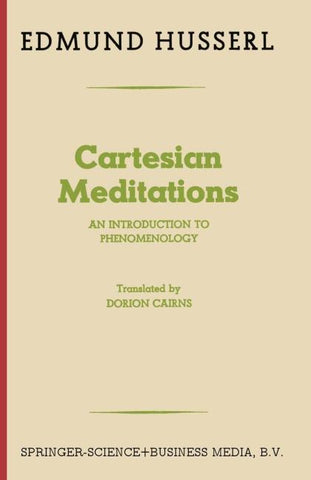 Cartesian Meditations