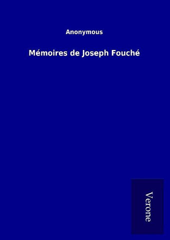 Mémoires de Joseph Fouché