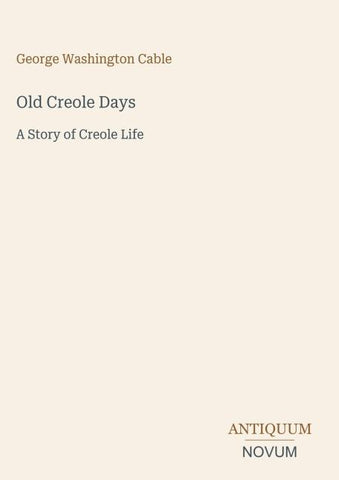 Old Creole Days