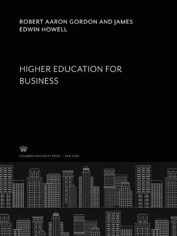 Higher Education for Business