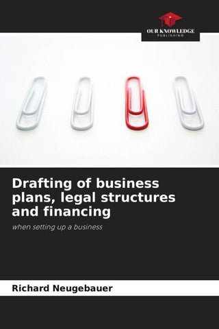 Drafting of business plans, legal structures and financing