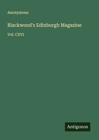 Blackwood's Edinburgh Magazine